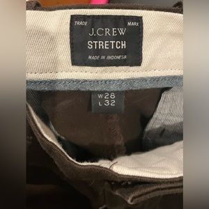 J Crew 484 brown slim chino